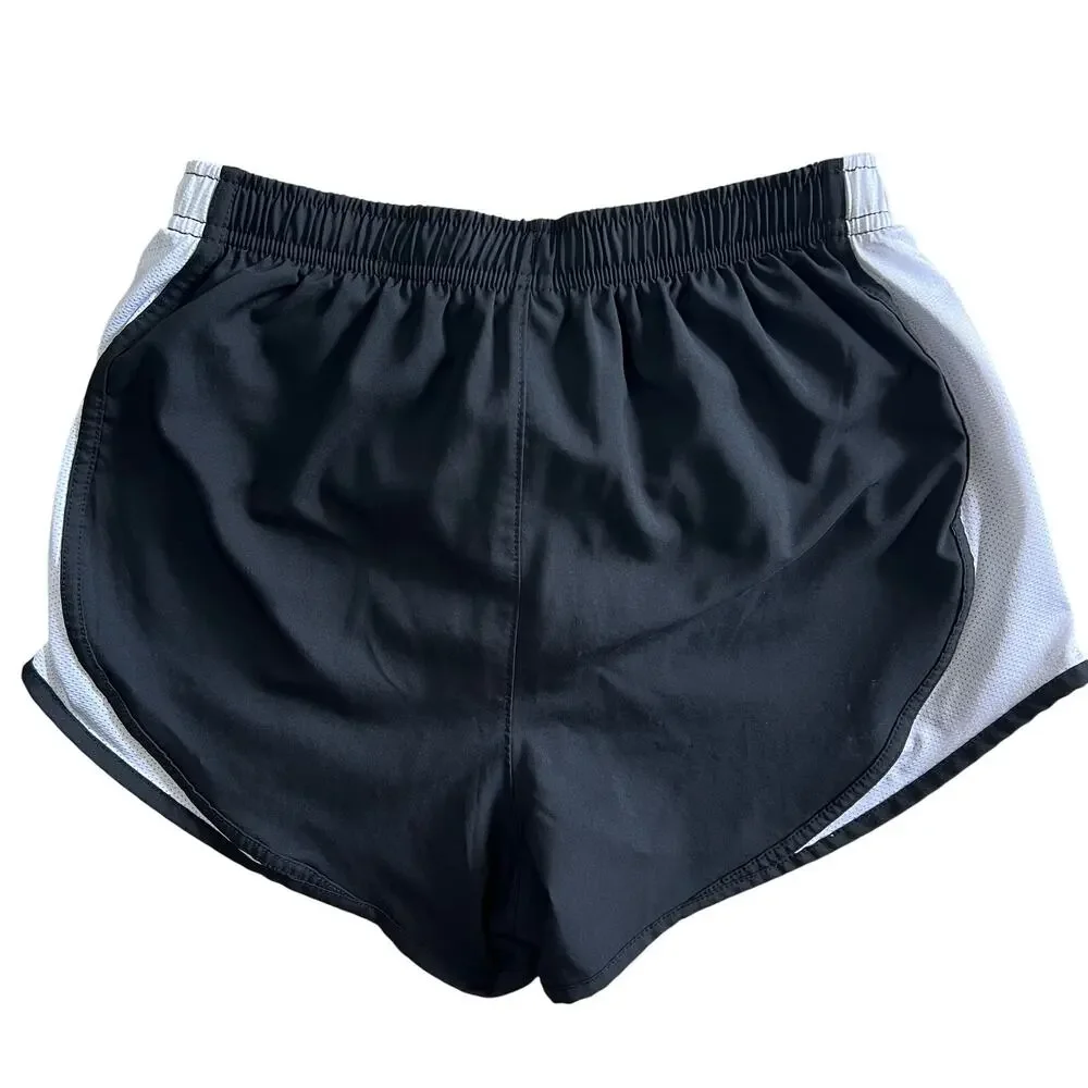 Nike Dri-FIT Running Shorts Black White Lined Women’s Small - Picture 2 of 12